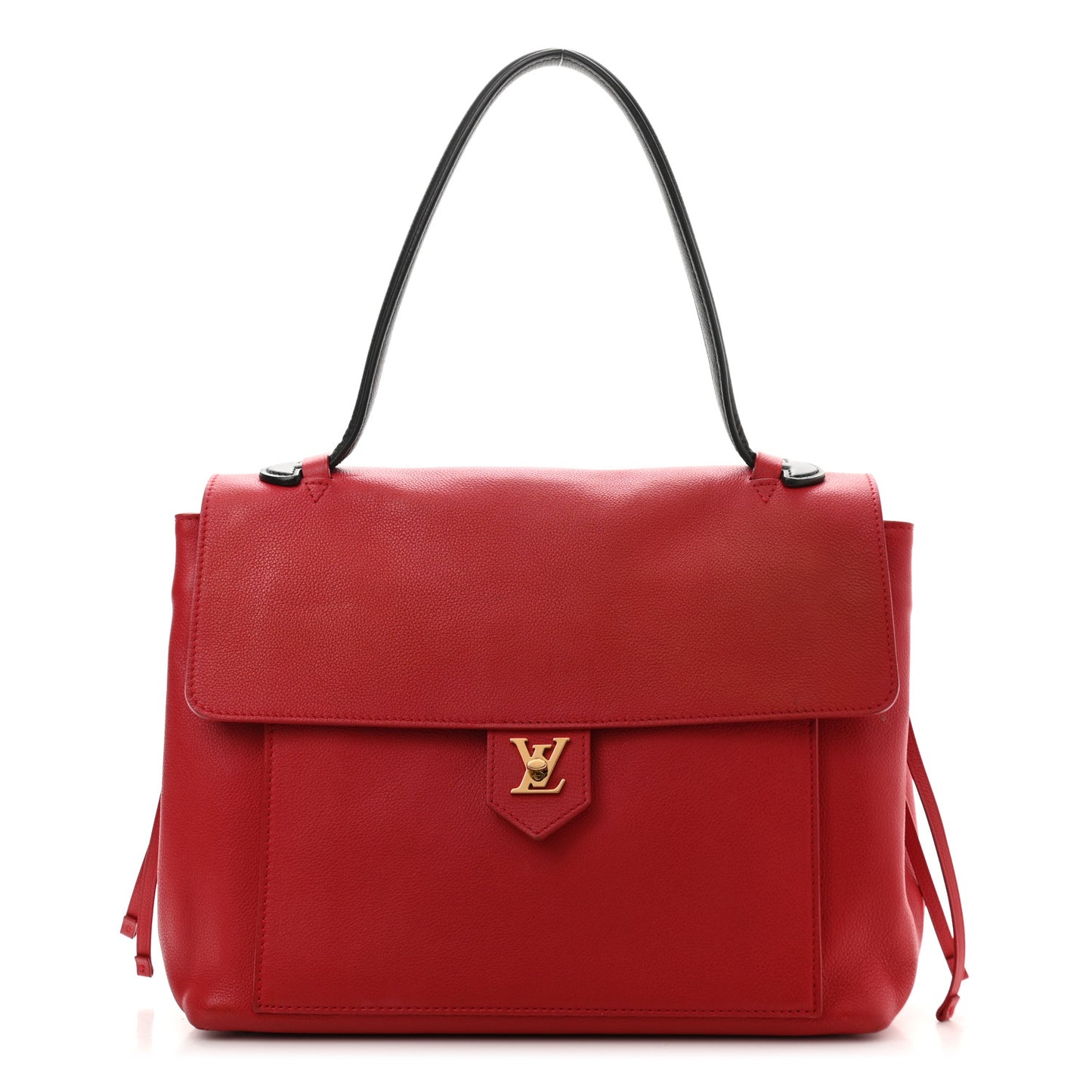 Calfskin Lockme MM Rouge