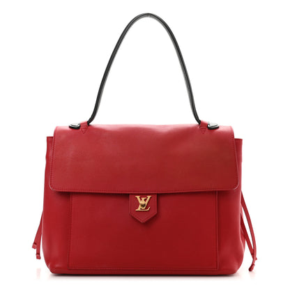 Louis Vuitton Calfskin Lockme MM Rouge 1 of 15