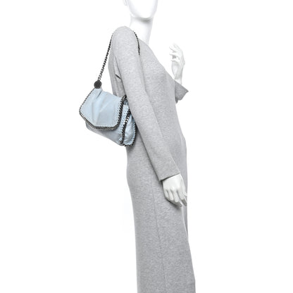 Stella McCartney Shaggy Deer Falabella Crossbody Clutch Ice Blue 2 of 11