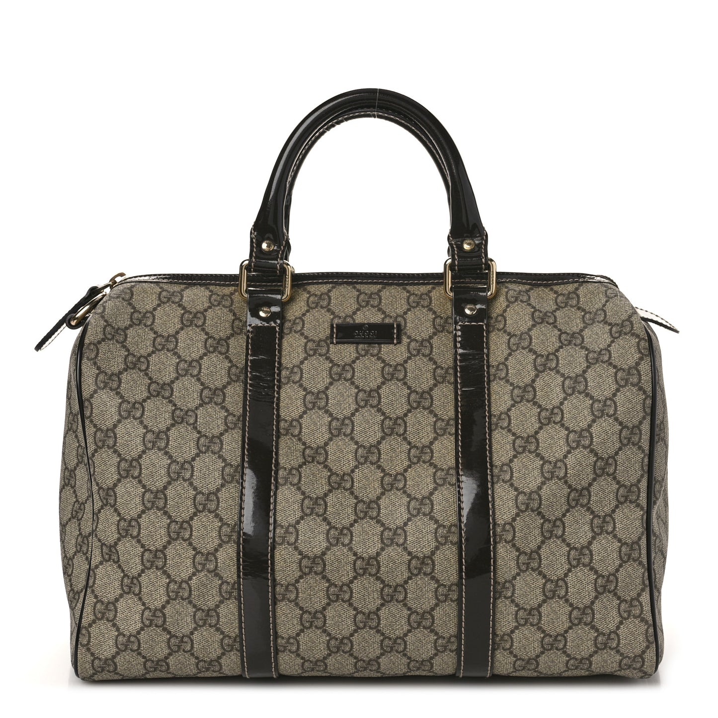 GG Plus Monogram Medium Joy Boston Dark Brown