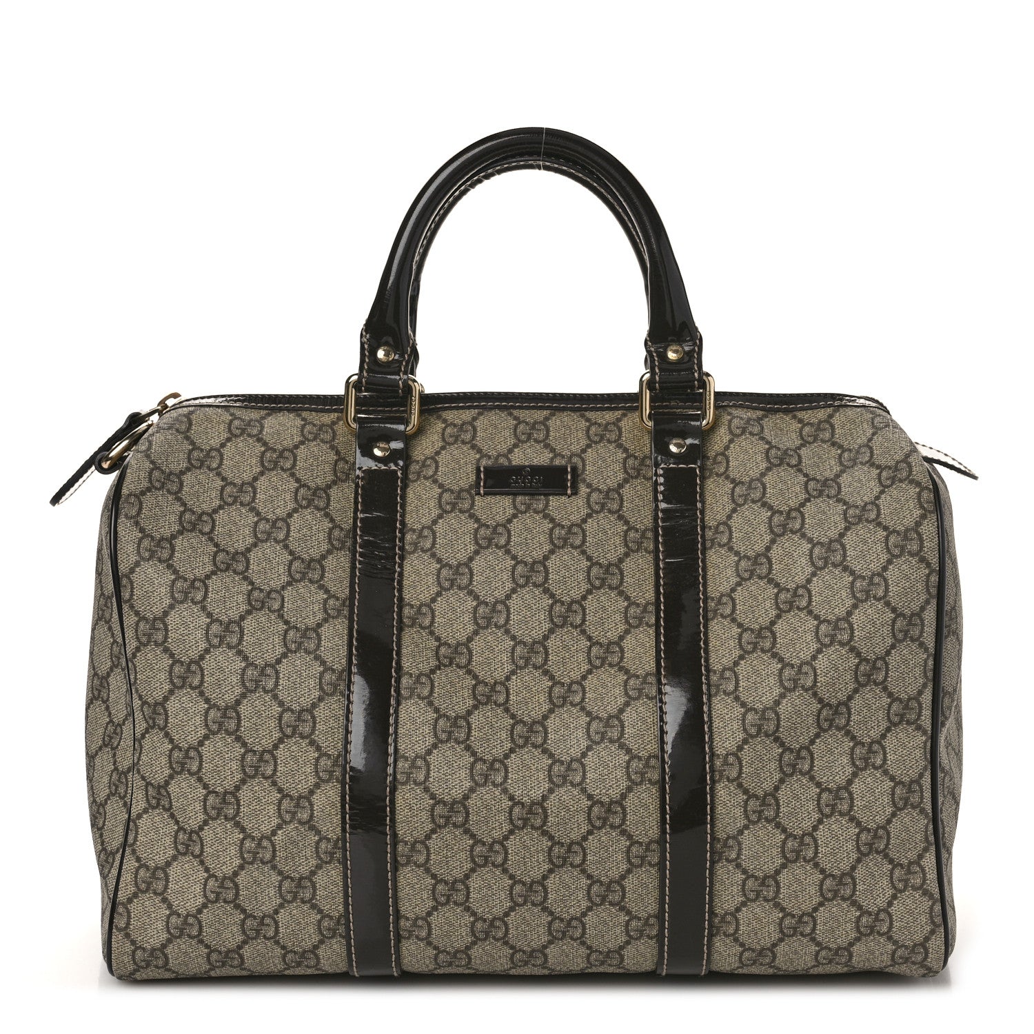 Gucci GG Plus Monogram Medium Joy Boston Dark Brown 1 of 9