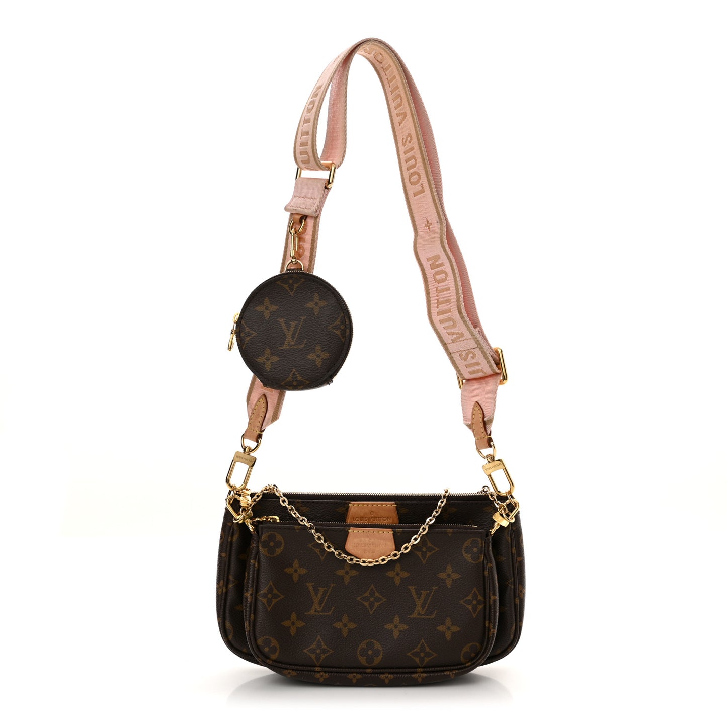 Monogram Multi Pochette Accessories Rose Clair
