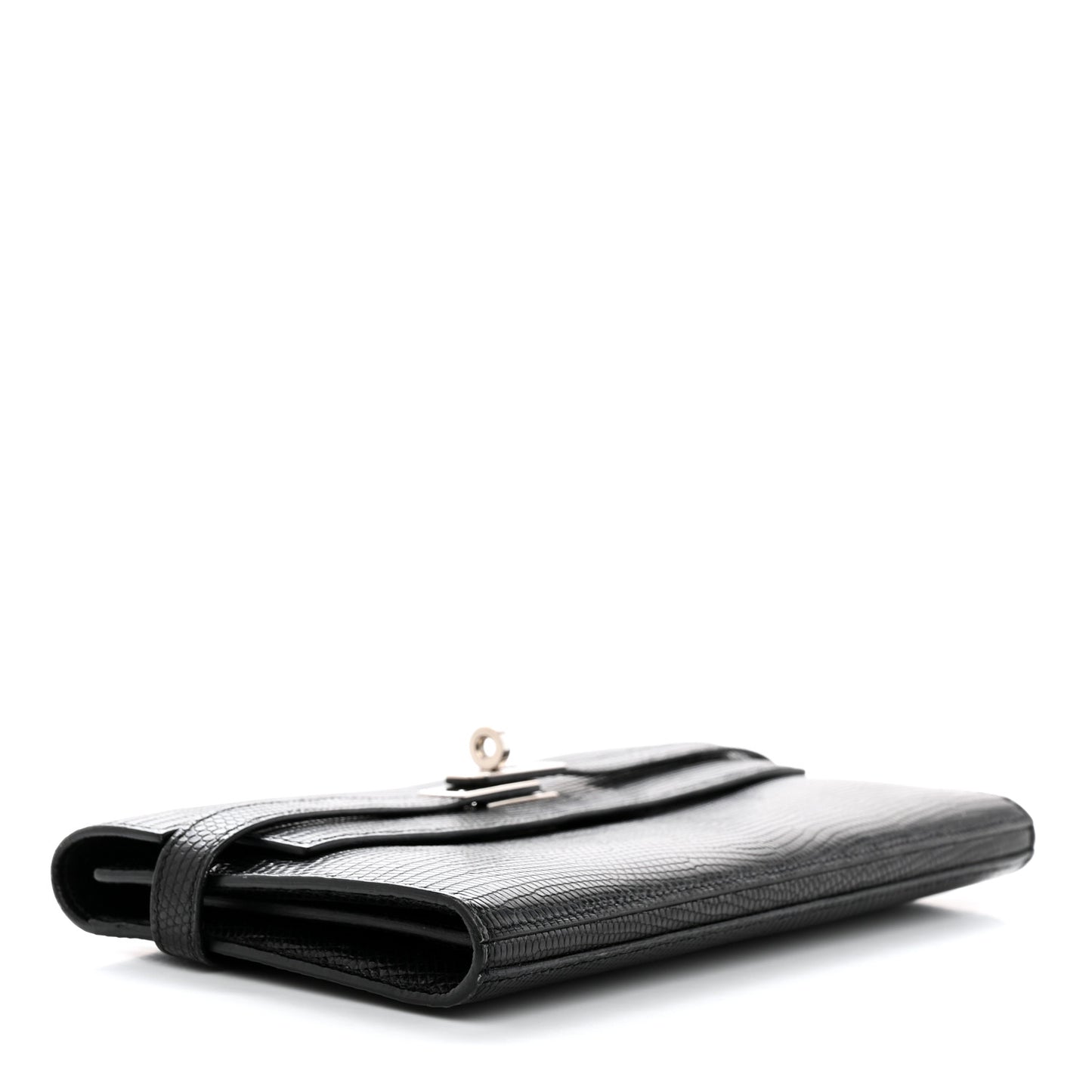 Lizard Kelly Longue Wallet Black