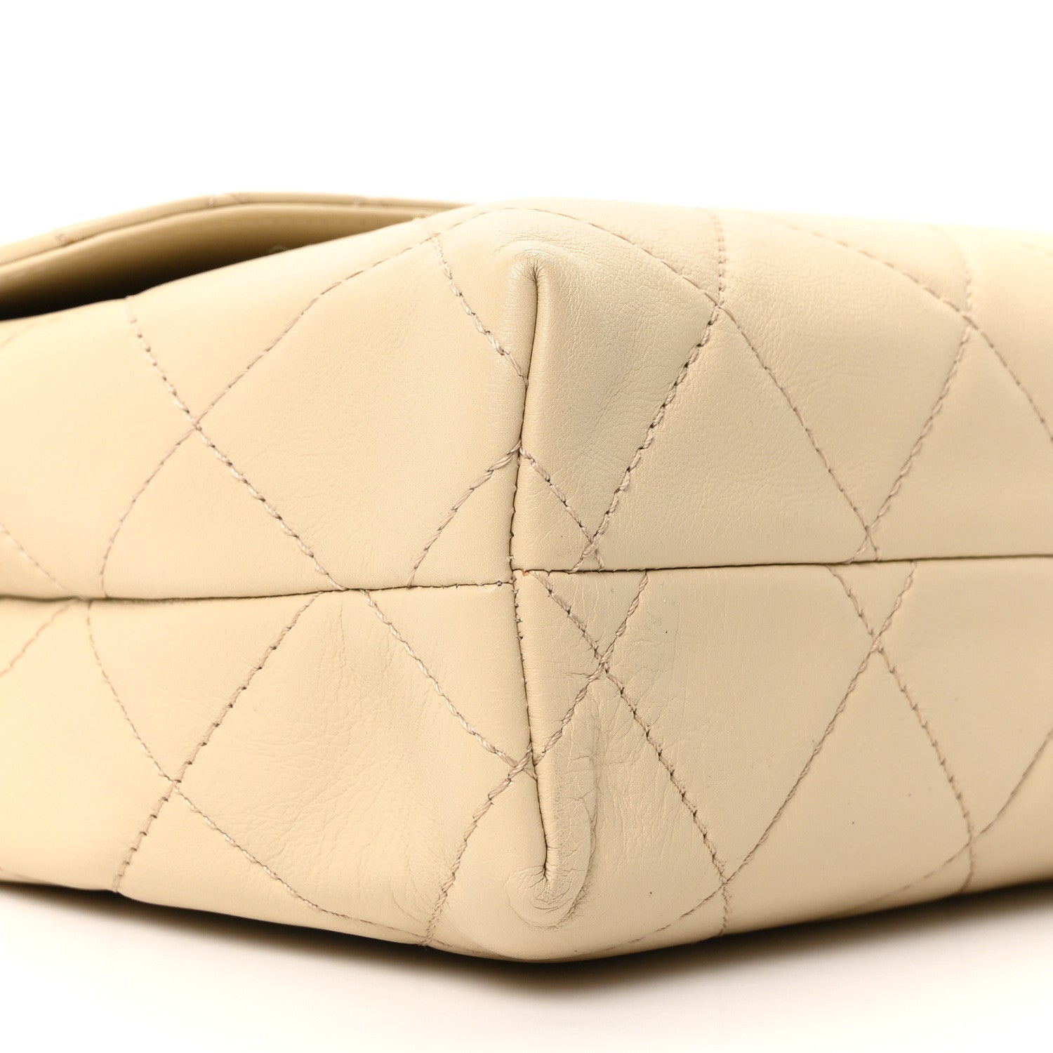 Chanel Calfskin Quilted In the Business Flap Bag Light Beige 9 of 10
