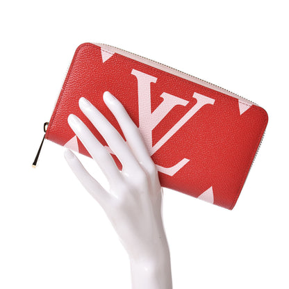 Louis Vuitton Monogram Giant Zippy Wallet Rouge Rose 2 of 14