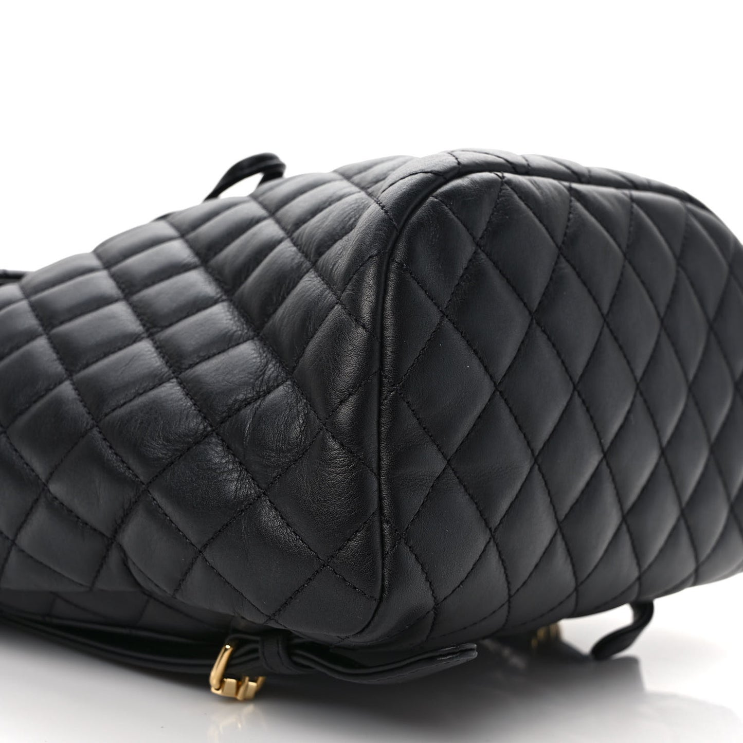 Lambskin Quilted Small Urban Spirit Backpack Black