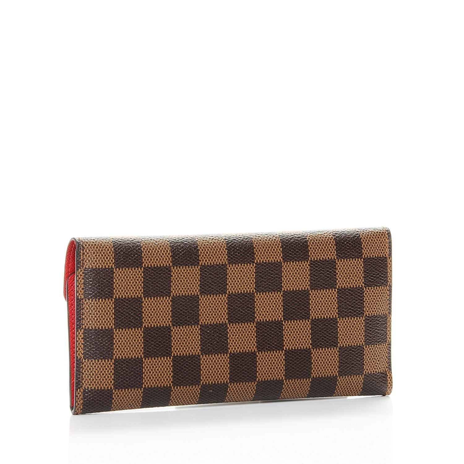 Louis Vuitton Damier Ebene Josephine Wallet Red 3 of 7