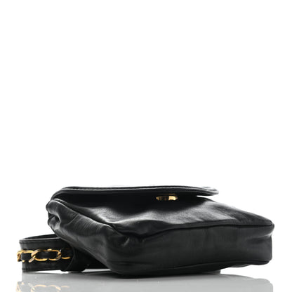 Chanel Lambskin CC Flap Waist Chain Belt Bag Black 4 of 15
