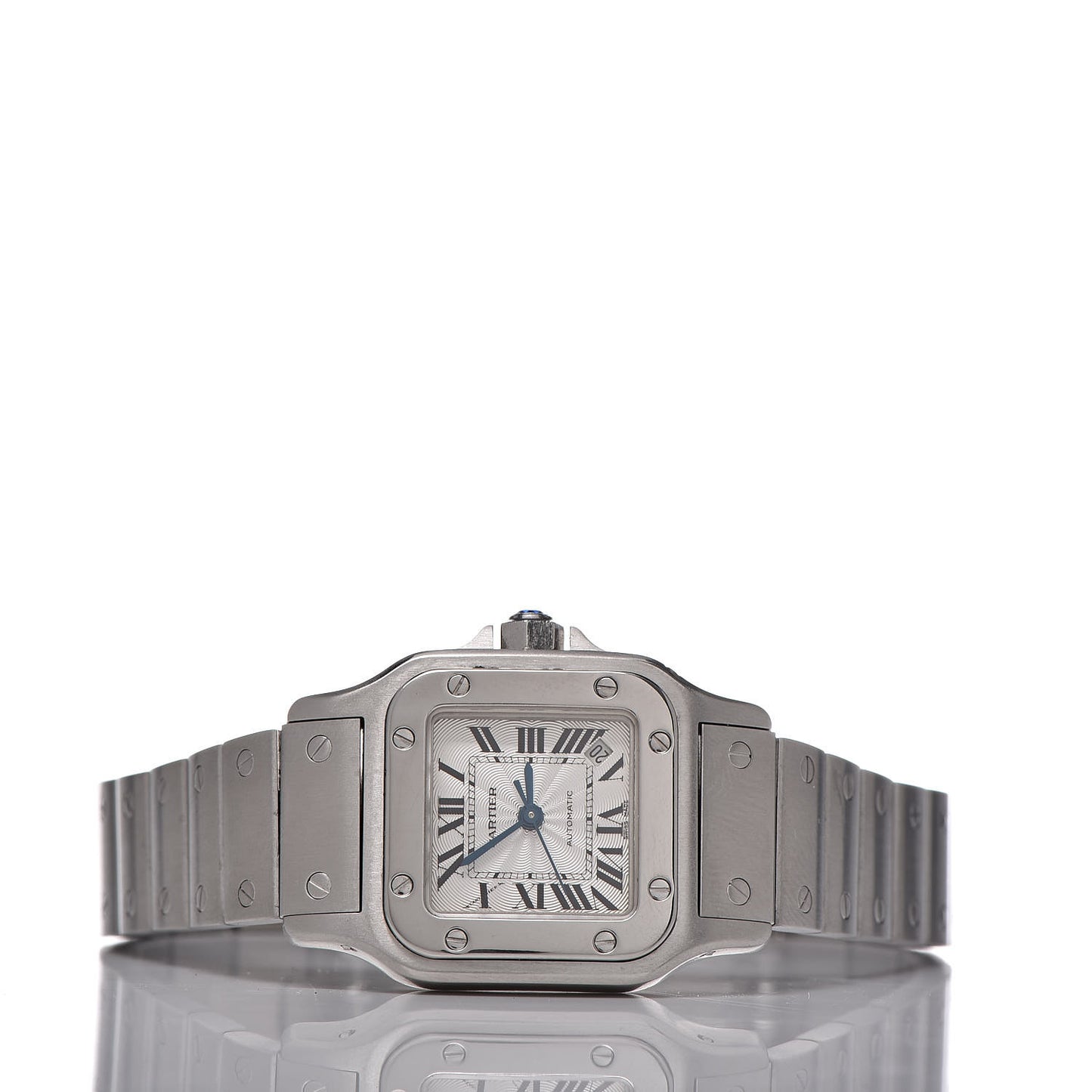 Stainless Steel 24mm Santos de Galbee Automatic Watch