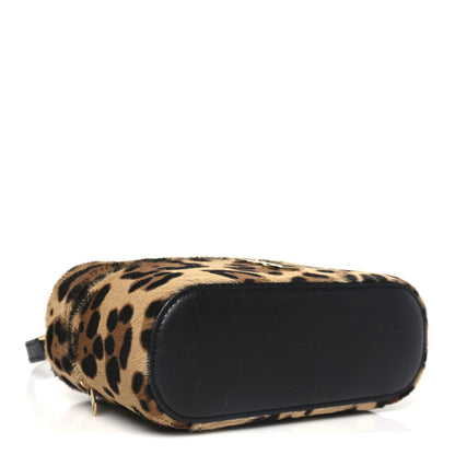 Saint Laurent Pony Hair Leopard Print Mini Gaby Vanity Case Brown Black 4 of 10
