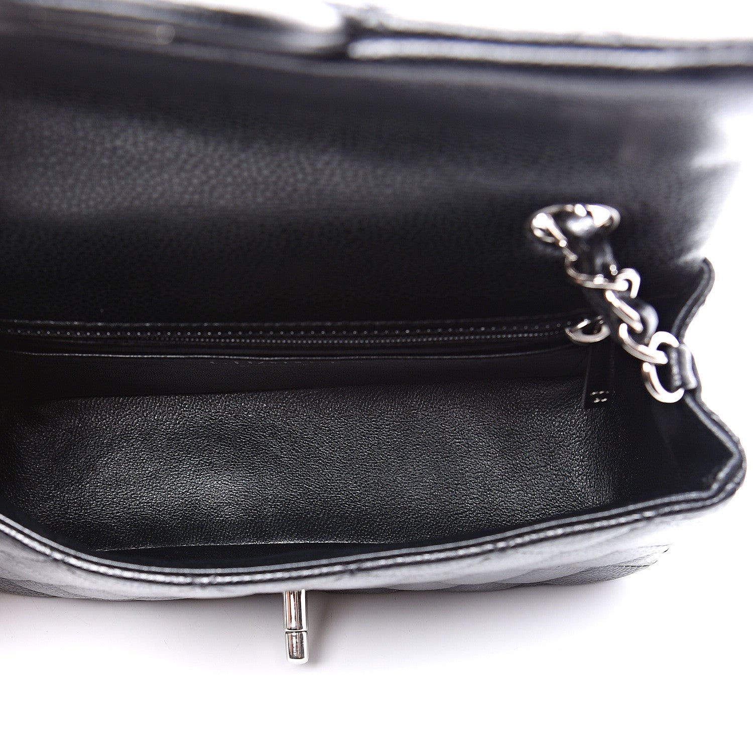 Chanel Caviar Quilted Mini Rectangular Flap Black 4 of 9