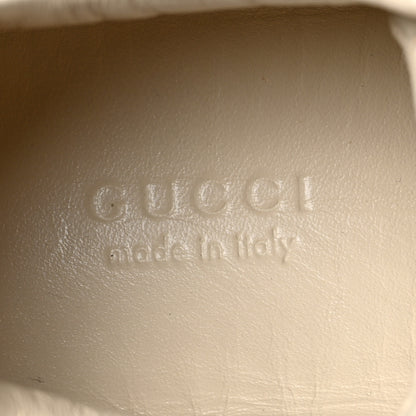 Gucci Calfskin Logo Womens Rhyton Sneakers 37 Ivory 6 of 9