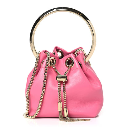 Jimmy Choo Lambskin Micro Bon Bon Bag Candy Pink 1 of 11