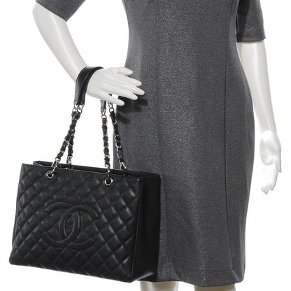 Chanel Caviar Grand Shopping Tote GST Black 2 of 7