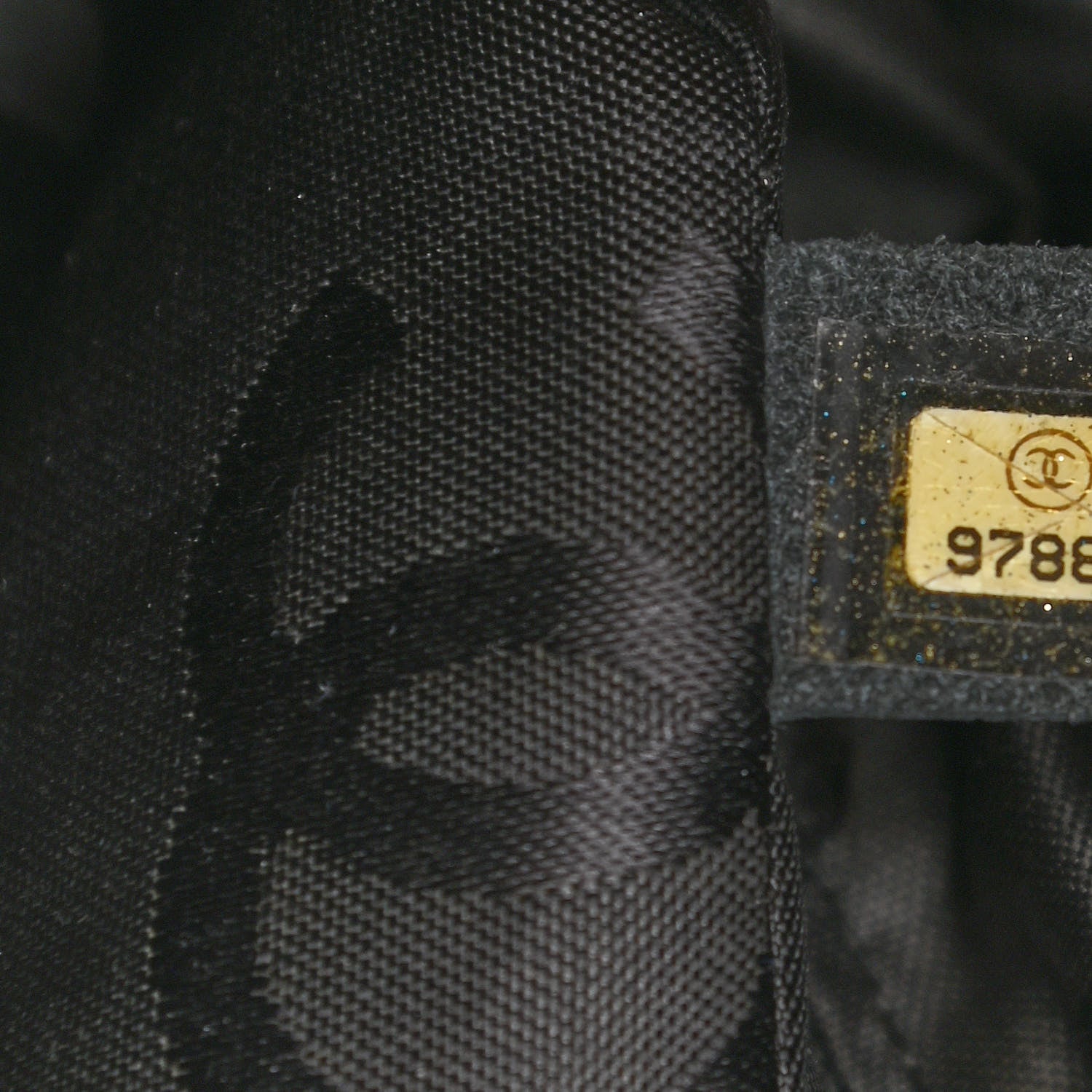 Chanel Calfskin Quilted Large Cambon Flap Beige Black 7 of 13