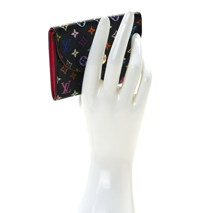 Louis Vuitton Monogram Multicolor Business Card Holder Black Grenade 2 of 8