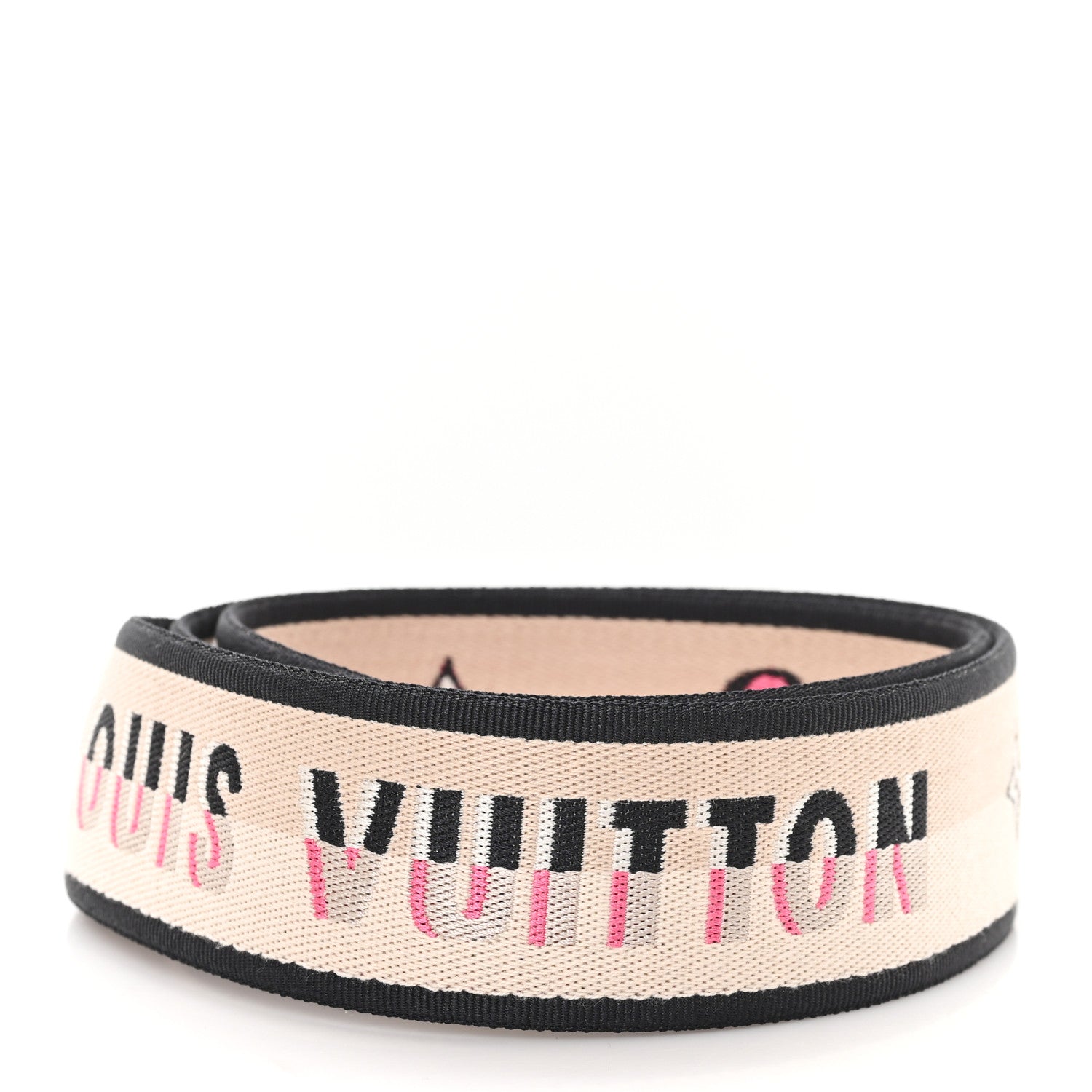 Louis Vuitton Jacquard Speedy Bandouliere 20 Shoulder Strap Black 2 of 4