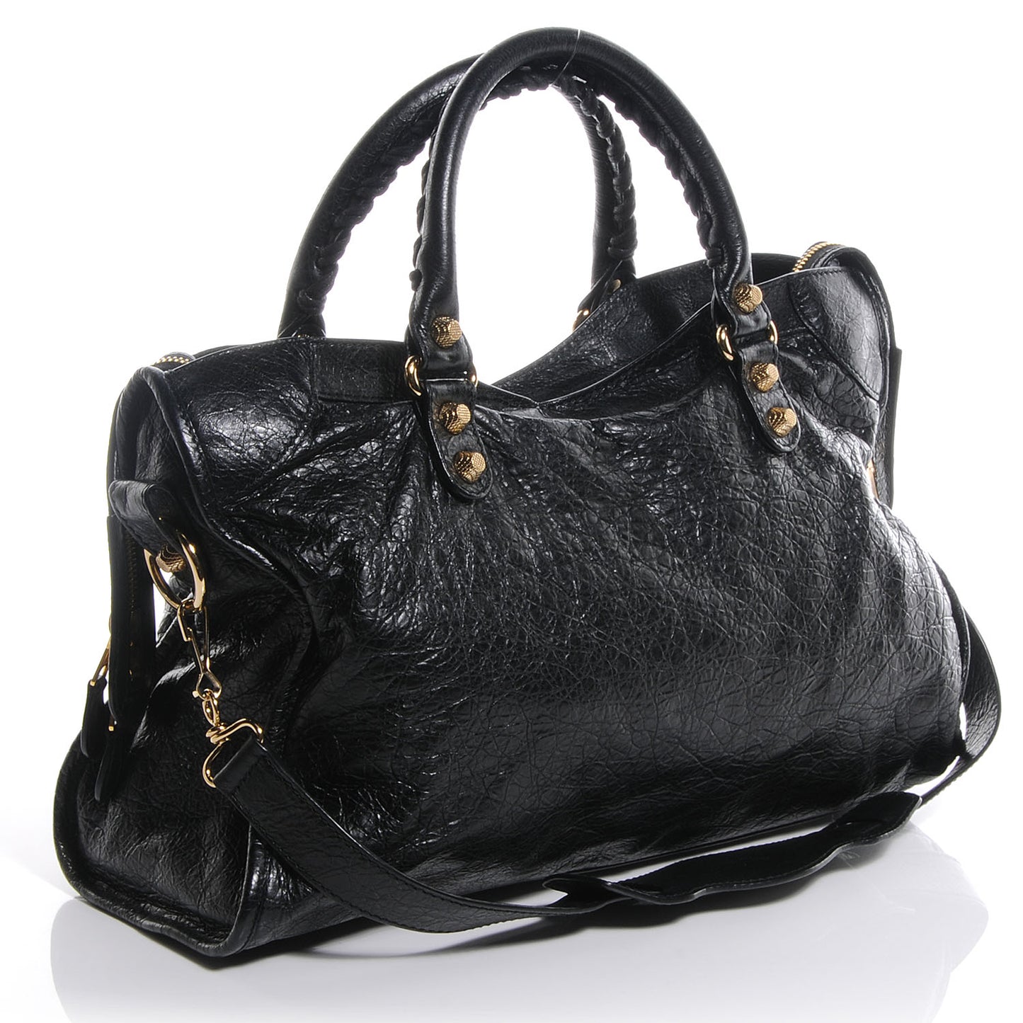 Agneau Giant 12 Gold Hardware City Black