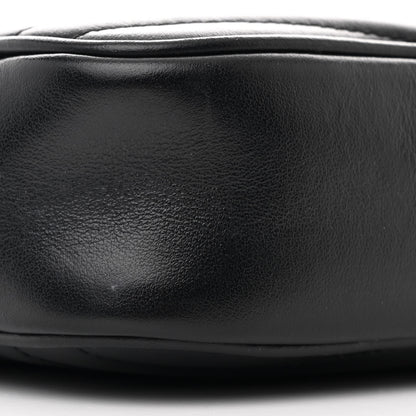 Saint Laurent Calfskin Matelasse Monogram Mini Lou Camera Bag Black 9 of 12