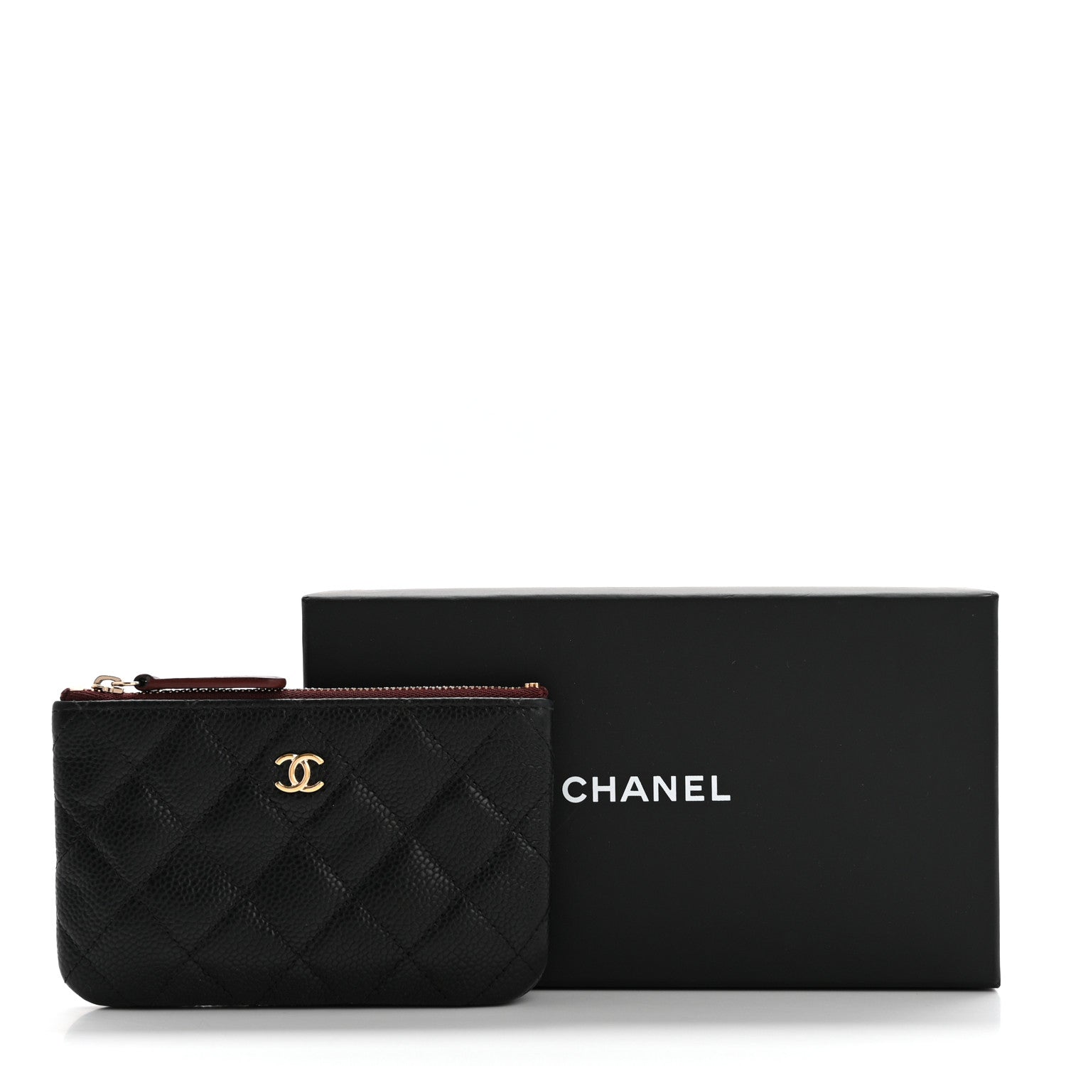 Chanel Caviar Quilted Small Cosmetic Case Black 8 of 8