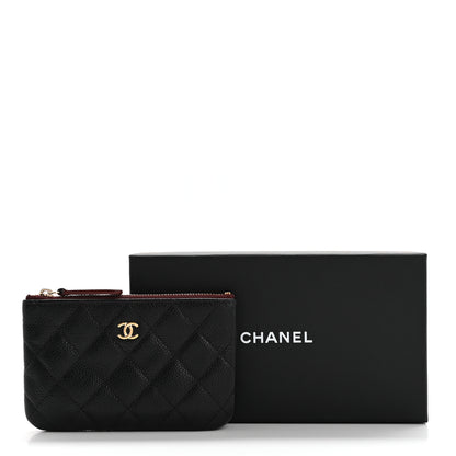 Chanel Caviar Quilted Small Cosmetic Case Black 8 of 8