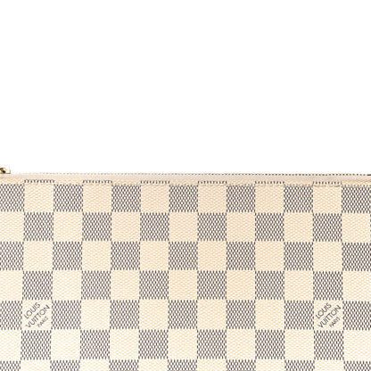 Louis Vuitton Damier Azur Neverfull MM GM Pochette 8 of 17
