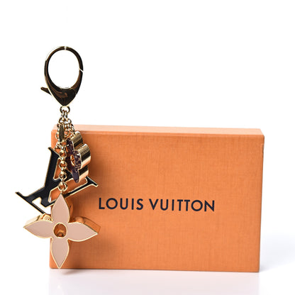 Louis Vuitton Fleur De Monogram Bag Charm Dore 5 of 5
