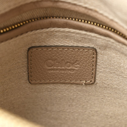 Chloe Calfskin Braided Medium Marcie Double Carry Boyish Brown 6 of 10