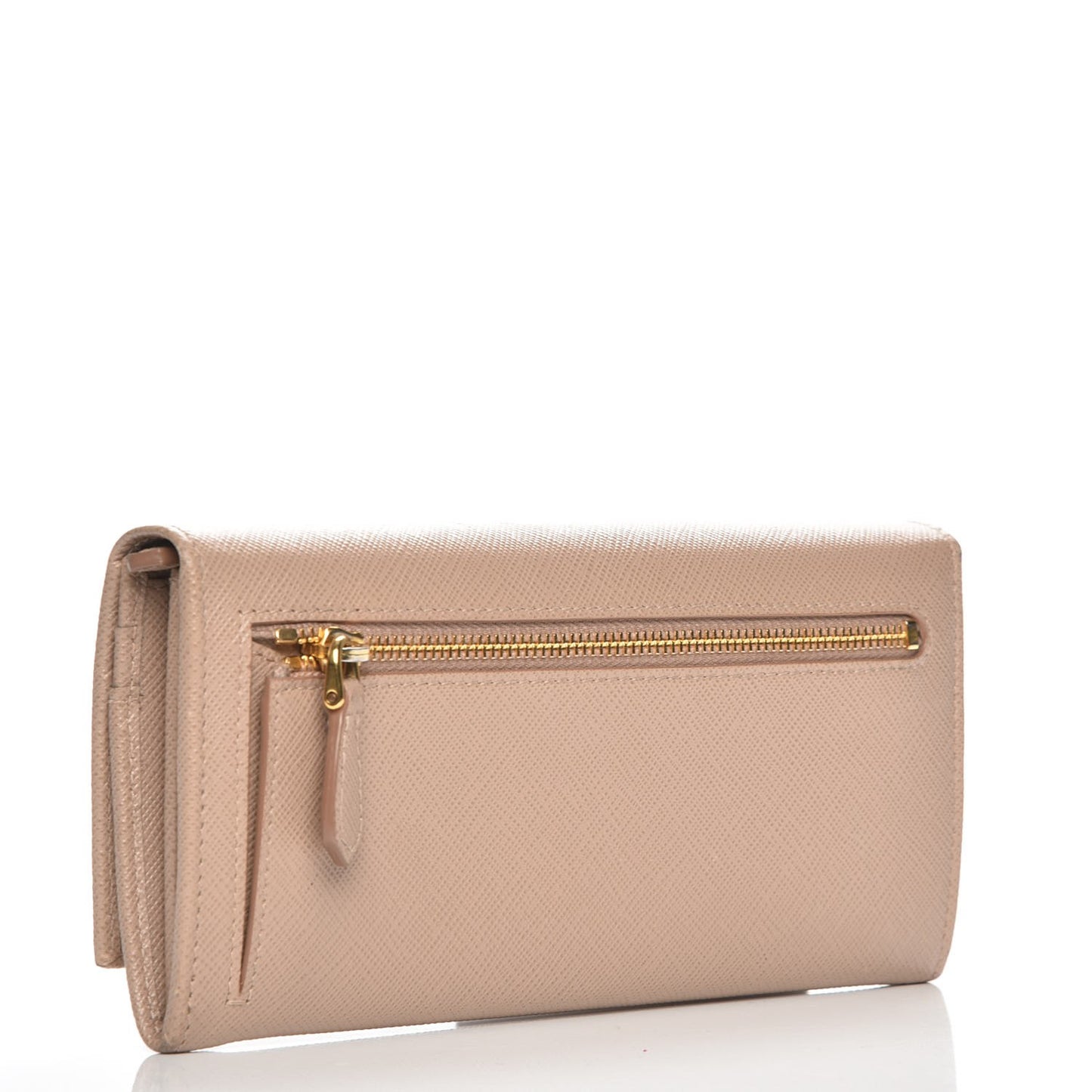 Saffiano Continental Flap Wallet Cammeo