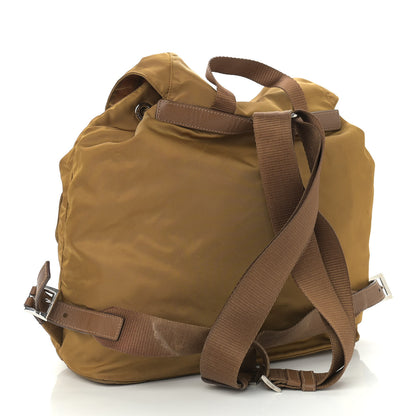 Prada Vela Nylon Saffiano Backpack Tobacco 3 of 11