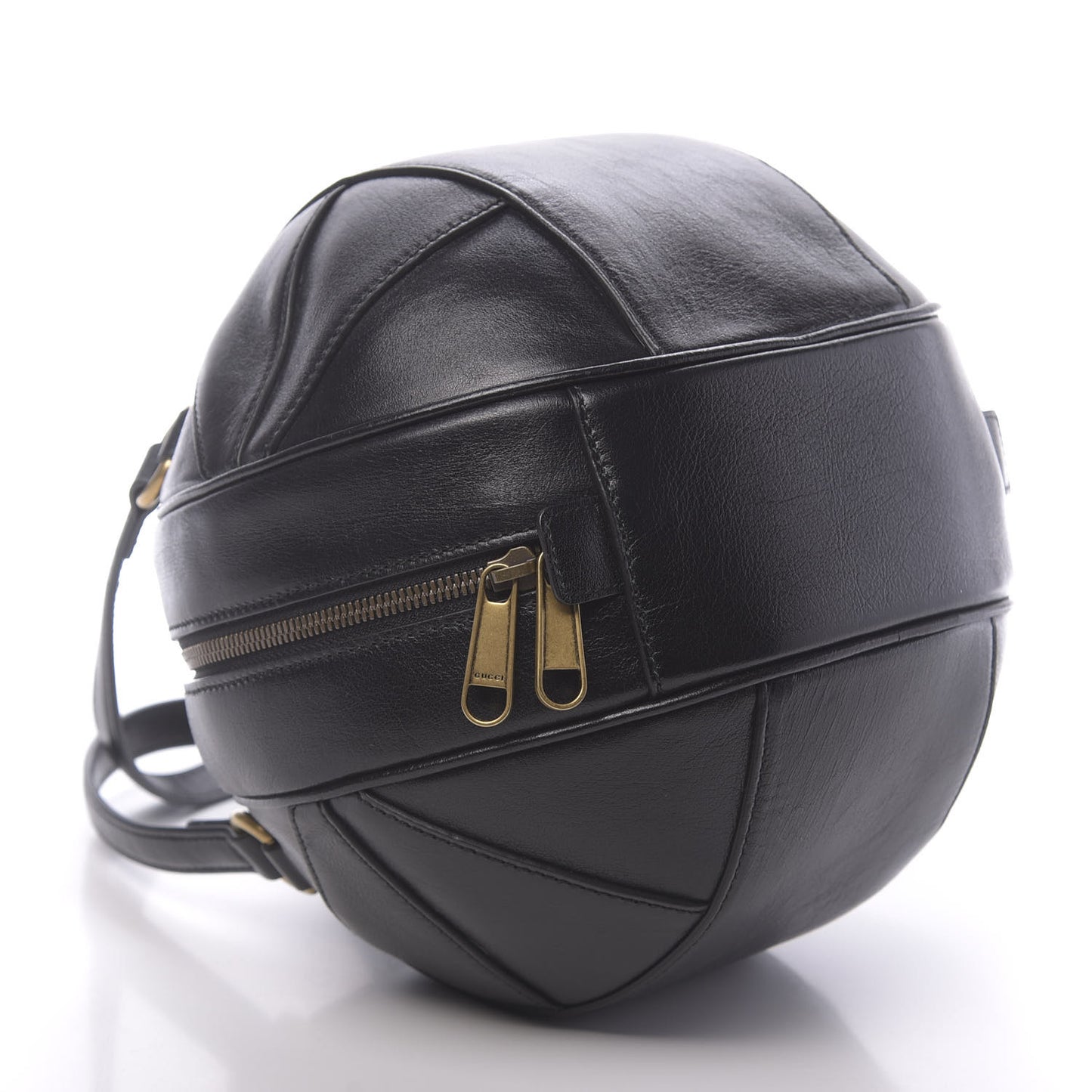Piuma Lux Energy Tifosa Basketball Shaped Shoulder Bag Black