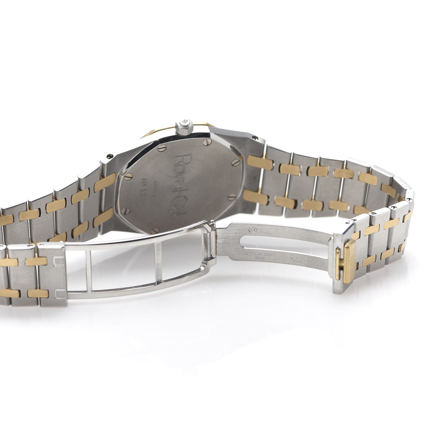 Audemars Piguet Stainless Steel 18K Yellow Gold 33mm Royal Oak Quartz Watch Grey 56175SA.OO.0789SA.01 6 of 7