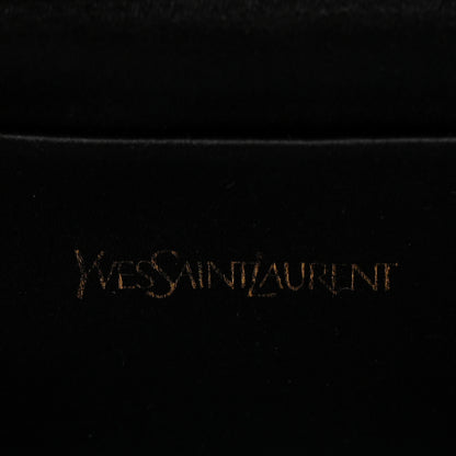 Saint Laurent Textured Patent Monogram Large Belle De Jour Clutch Black 6 of 7