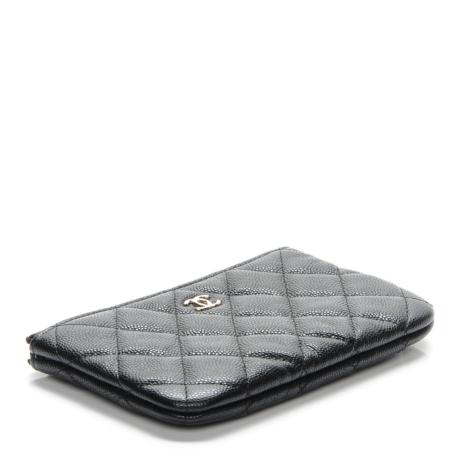 Chanel Caviar Quilted Small Cosmetic Case Black 4 of 7