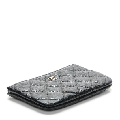 Chanel Caviar Quilted Small Cosmetic Case Black 4 of 7