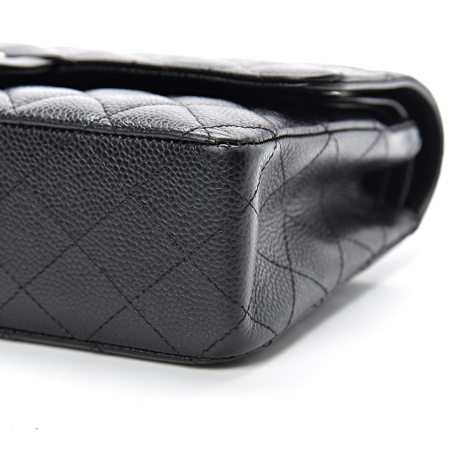 Chanel Caviar Quilted Medium Double Flap Black 9 of 11