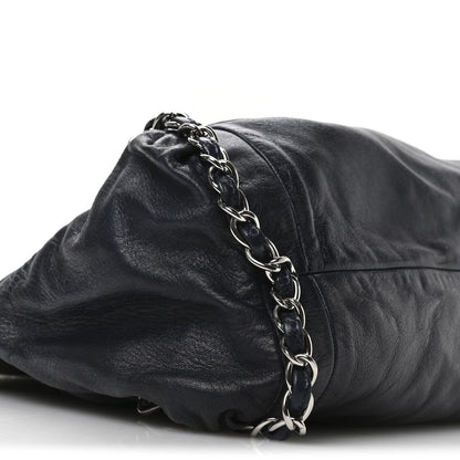 Chanel Lambskin Large Sharpei Shoulder Bag Blue 9 of 10