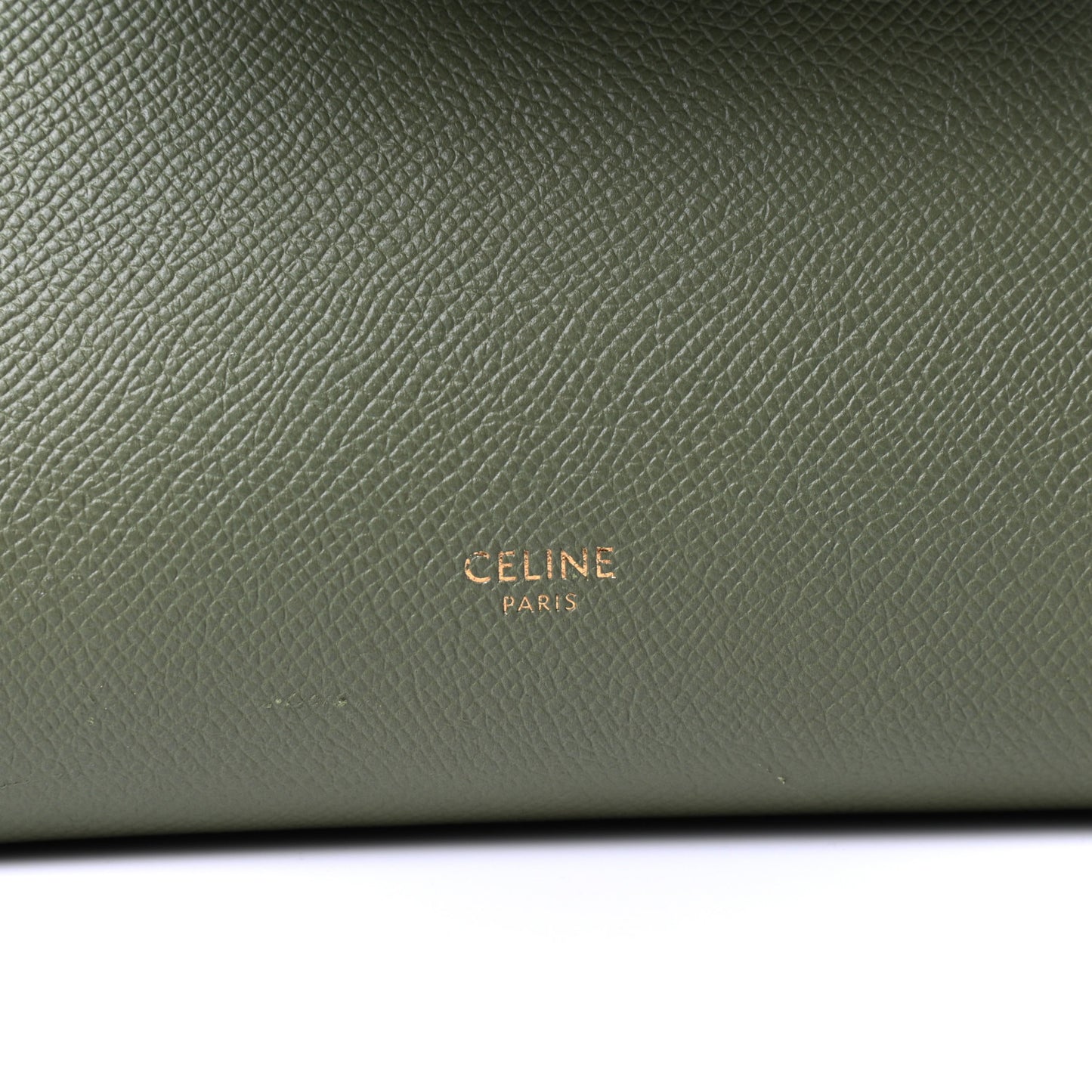 Grained Calfskin Nano Belt Bag Light Khaki