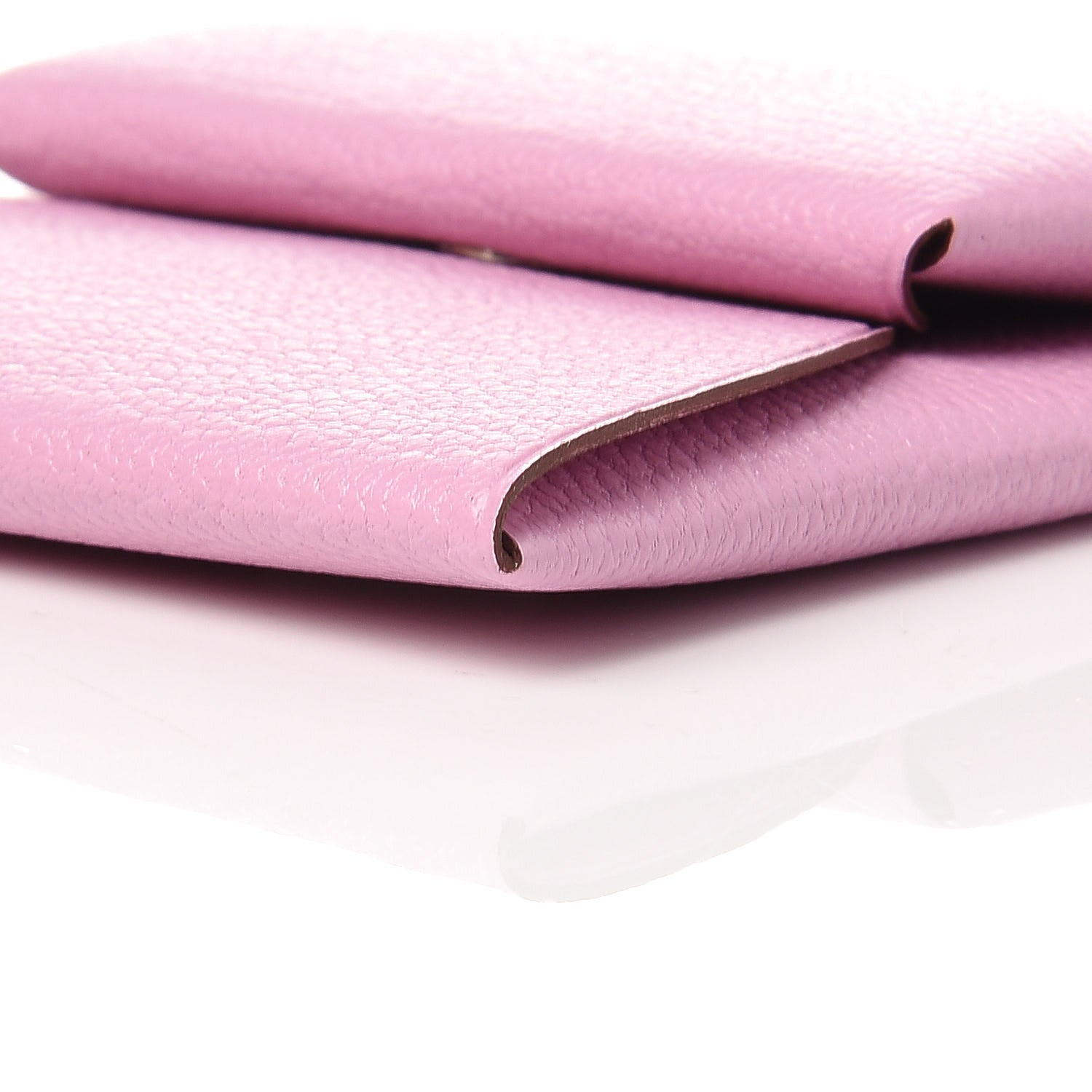 Hermes Chevre Mysore Bastia Coin Purse Mauve Sylvestre 9 of 10