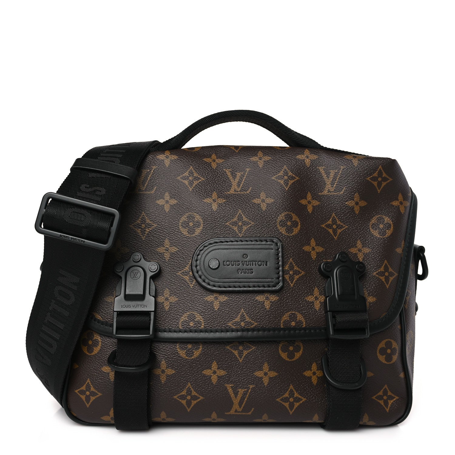 Louis Vuitton LOUIS VUITTON Monogram Macassar LV Trail Messenger 1 of 9