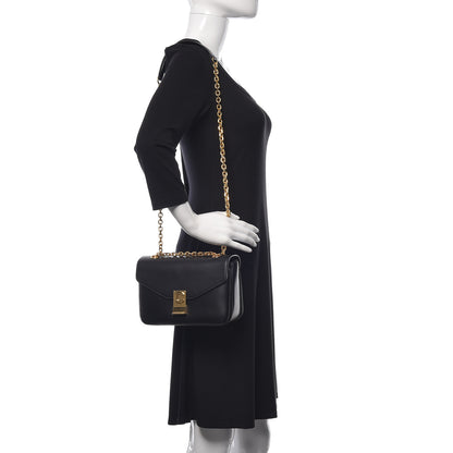 Celine Shiny Calfskin Medium C Bag Black 2 of 9