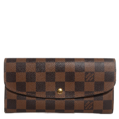 Louis Vuitton Damier Ebene Emilie Wallet 1 of 8