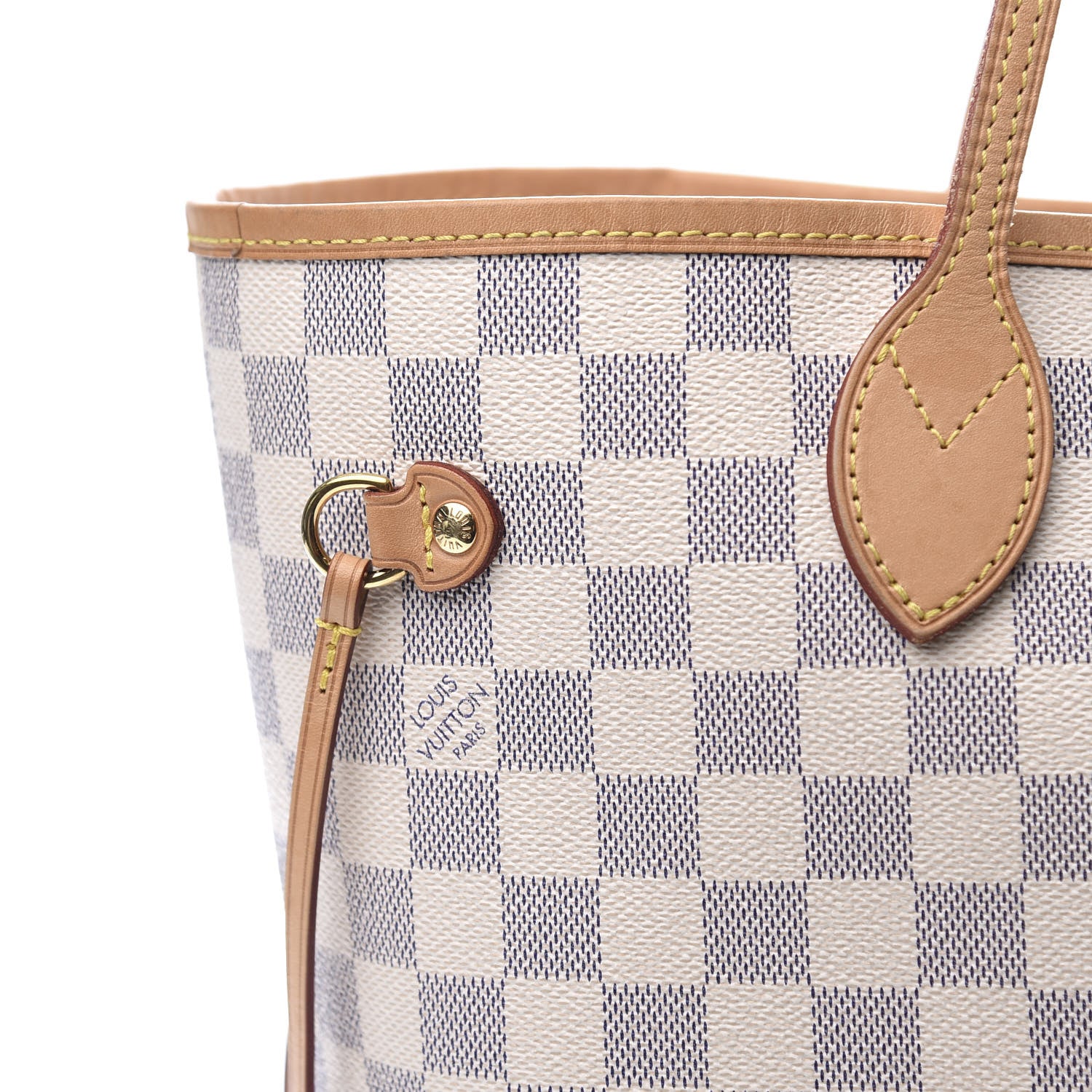 Louis Vuitton Damier Azur Neo Neverfull MM Rose Ballerine 12 of 12