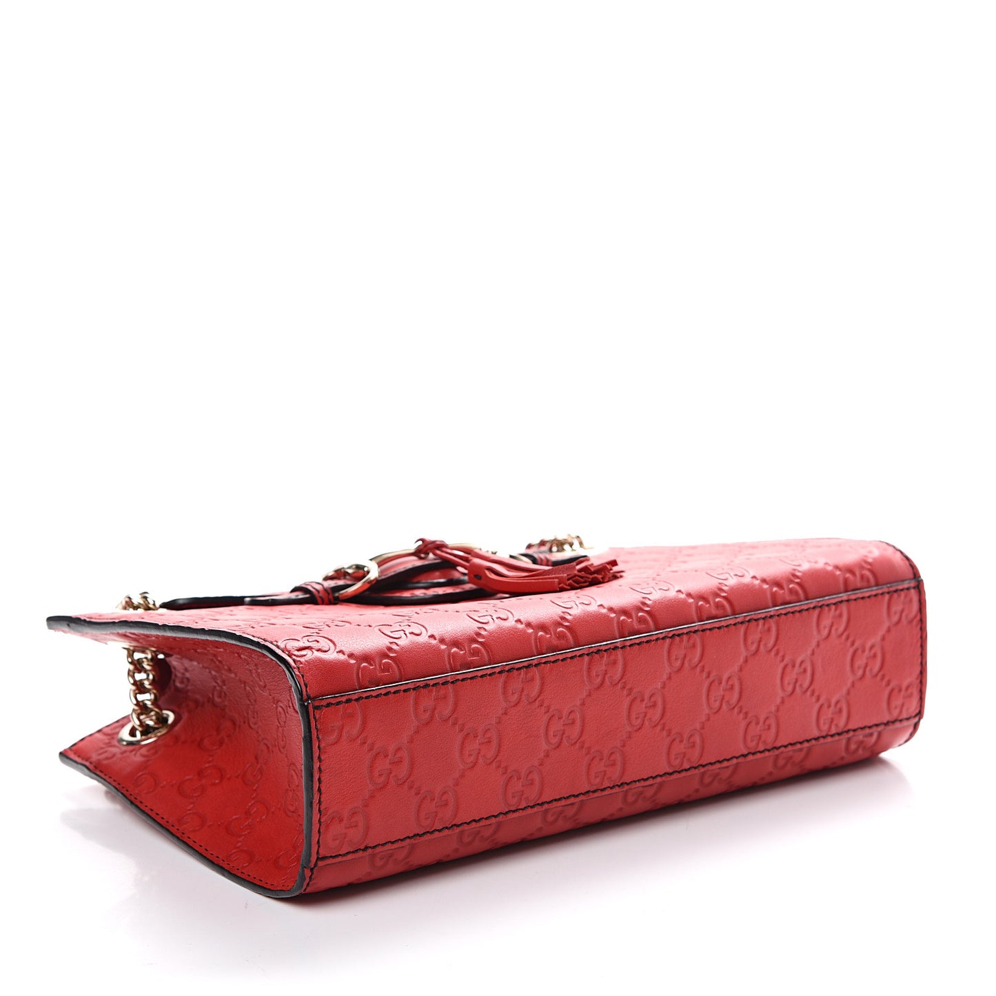 Guccissima Small Emily Shoulder Bag Red