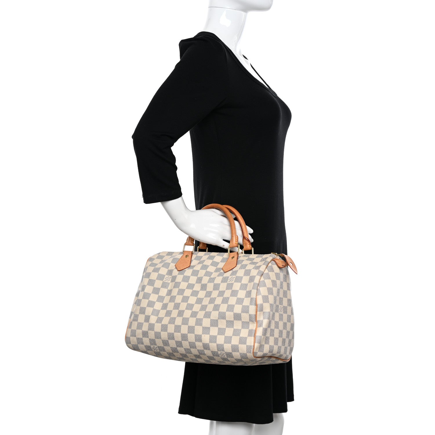 Louis Vuitton Damier Azur Speedy 30 2 of 17