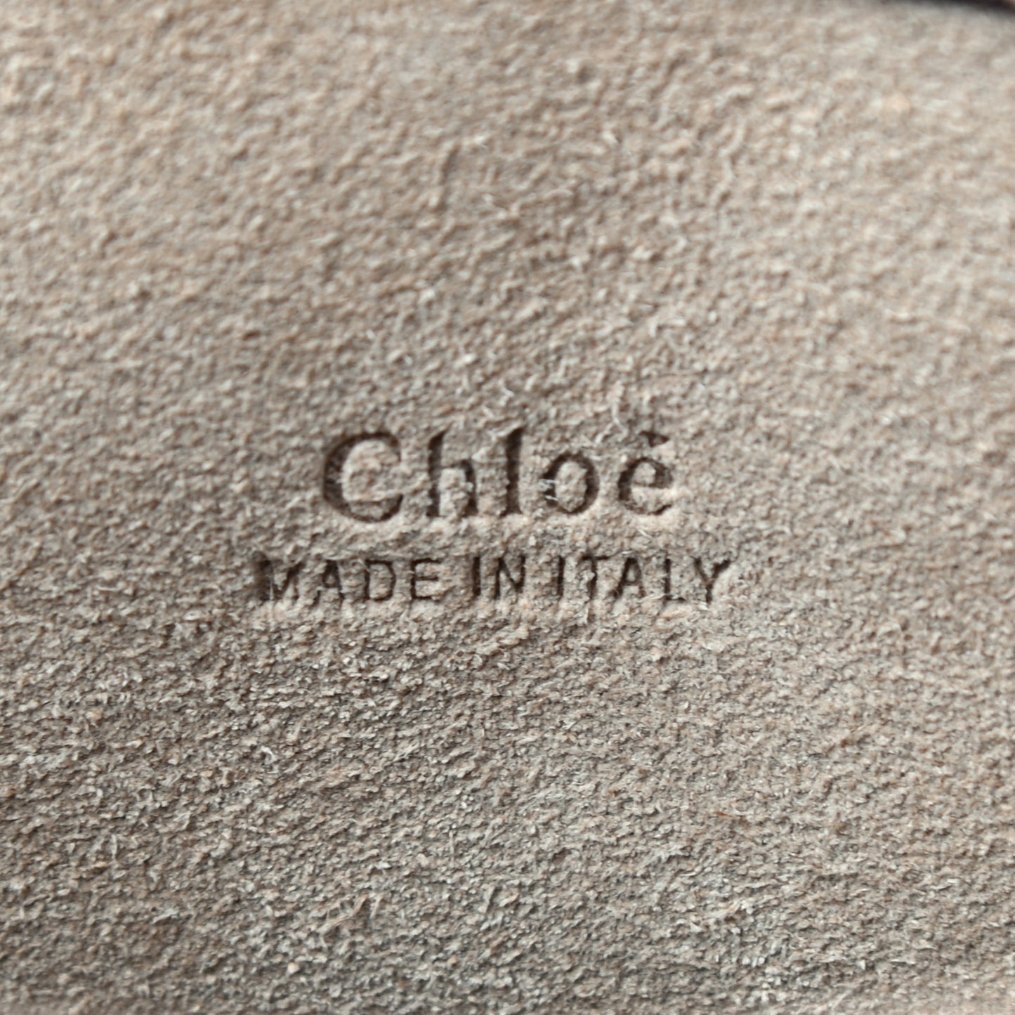 Grained Calfskin Darryl Clutch Cement Brown