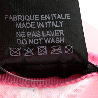 Chanel Cotton CC Cap Hat Fuchsia Orange 9 of 11