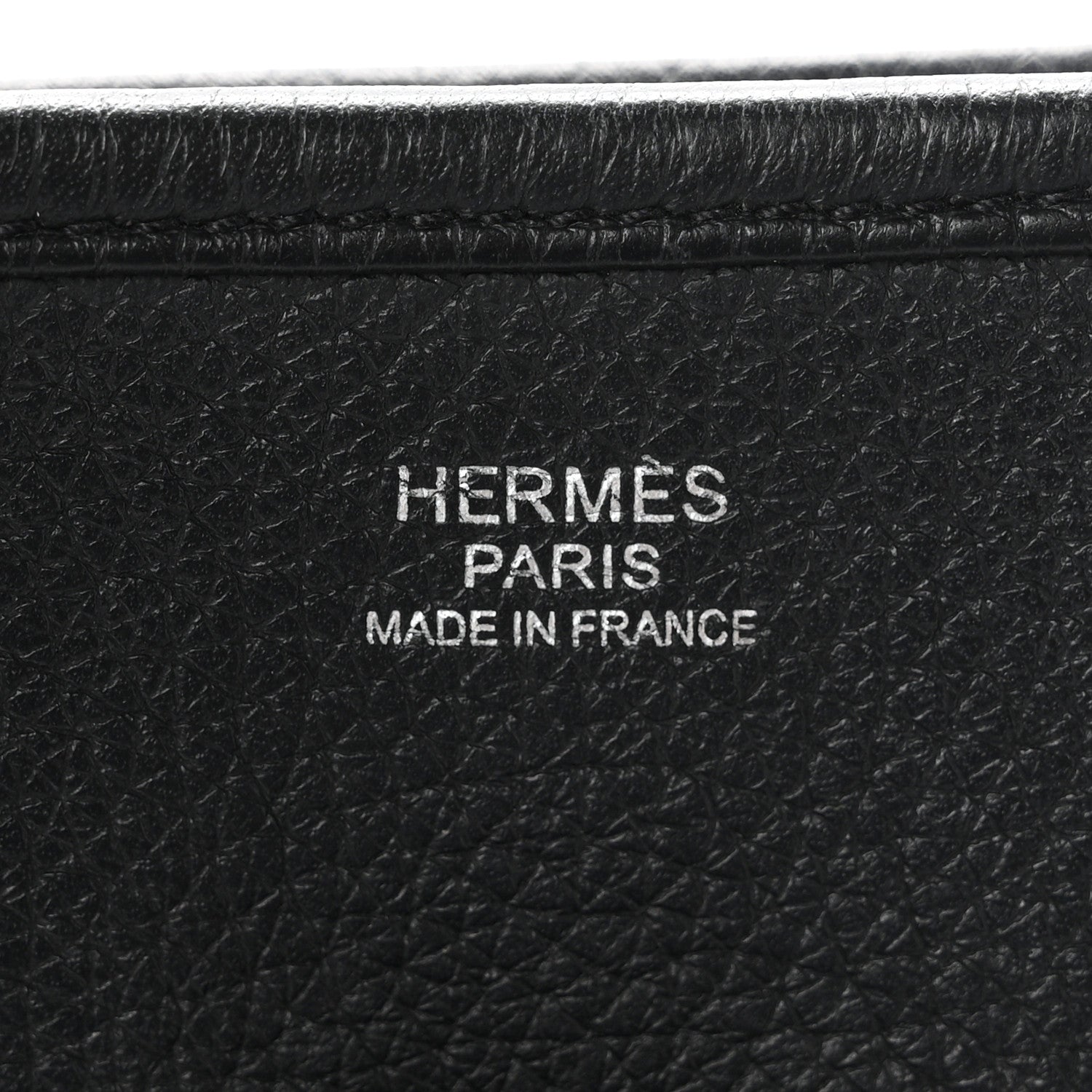 Hermes Taurillon Clemence Evelyne III PM Black 6 of 10