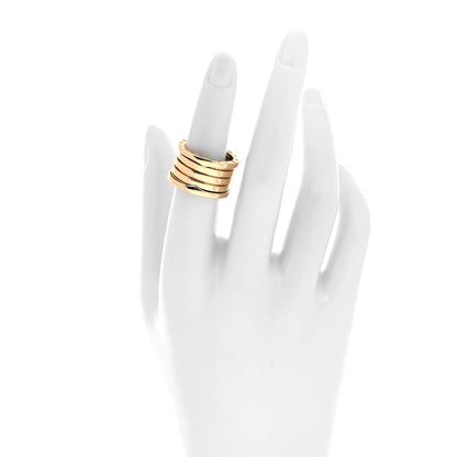 Bulgari 18K Yellow Gold B.Zero1 Five-Band Anniversary Ring 53 6.25 2 of 4