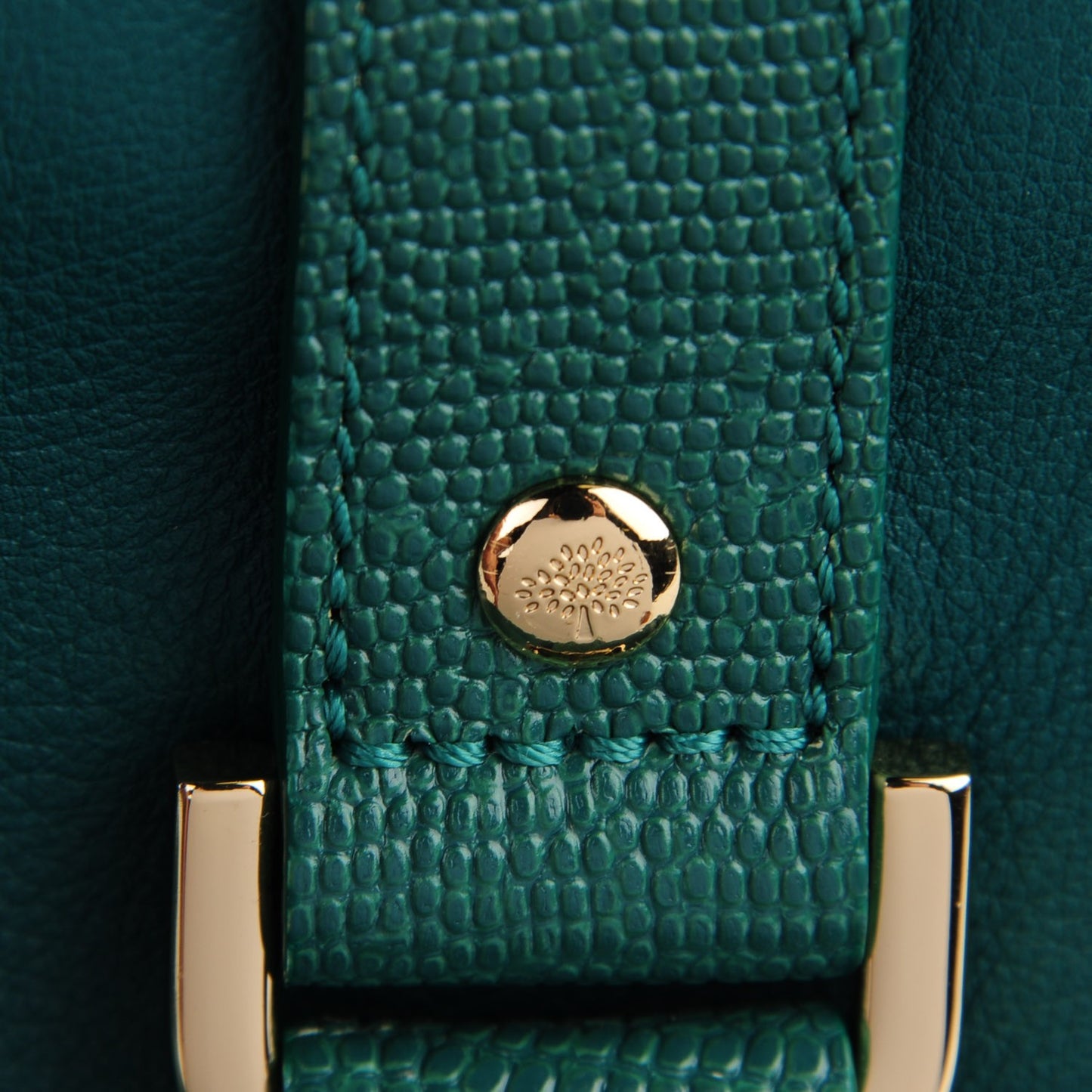Micrograin Calfskin Lizard Medium Alexa Emerald